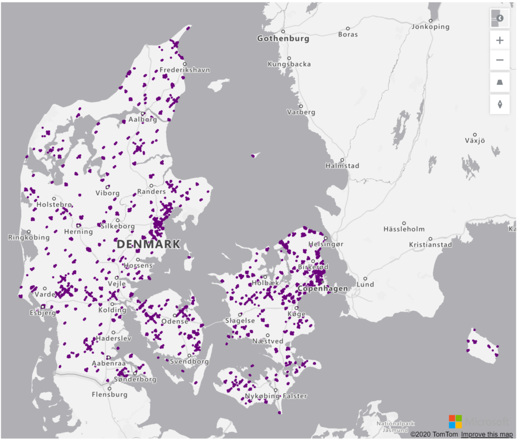 Denmark Geolocations Addresses for Power BI Tableau QlikView Qlik Sense Denmark Geolocations Addresses for Power BI Tableau QlikView Qlik Sense