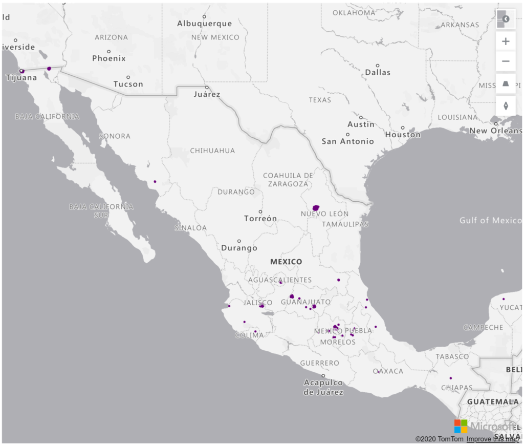 Mexico Geolocations Addresses for Power BI Tableau QlikView Qlik Sense Mexico Geolocations Addresses for Power BI Tableau QlikView Qlik Sense