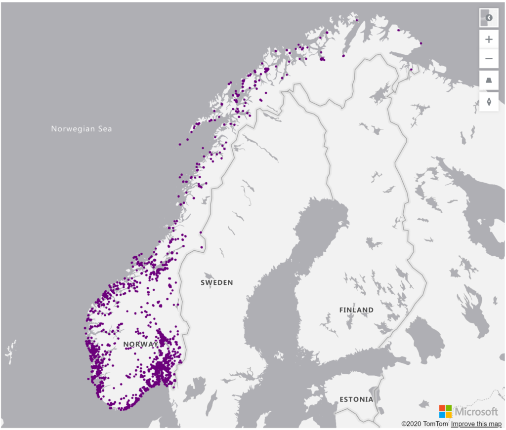 Norway Geolocations Addresses for Power BI Tableau QlikView Qlik Sense Norway Geolocations Addresses for Power BI Tableau QlikView Qlik Sense