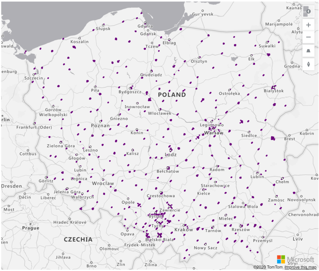 Poland Geolocations Addresses for Power BI Tableau QlikView Qlik Sense Poland Geolocations Addresses for Power BI Tableau QlikView Qlik Sense