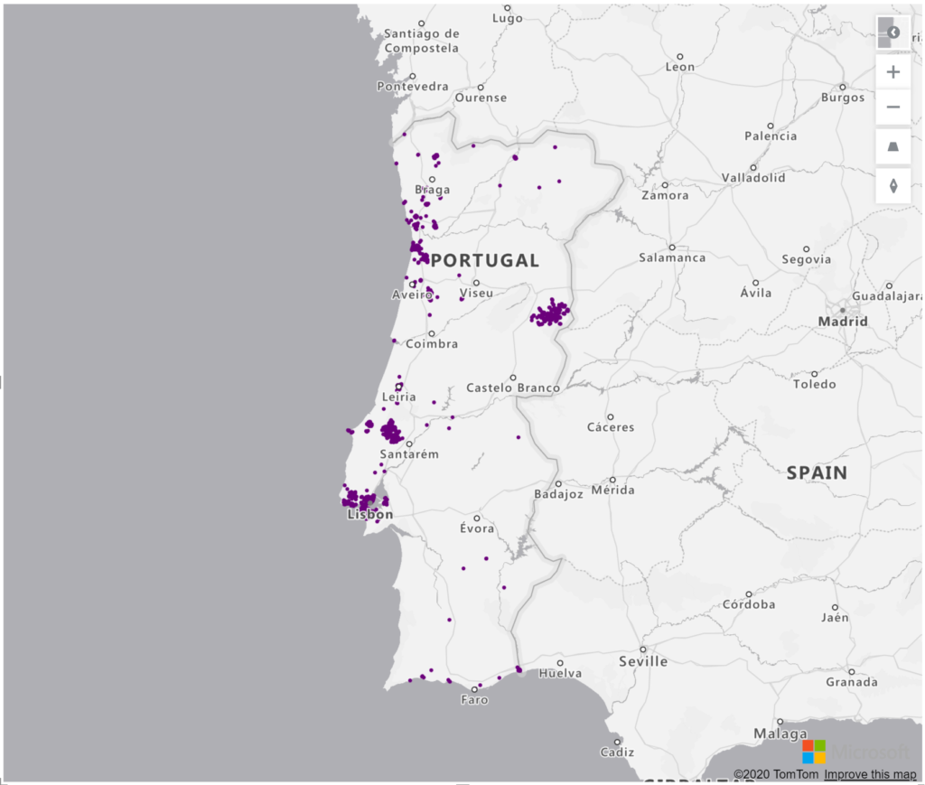 Portugal Geolocations Addresses for Power BI Tableau QlikView Qlik Sense Portugal Geolocations Addresses for Power BI Tableau QlikView Qlik Sense