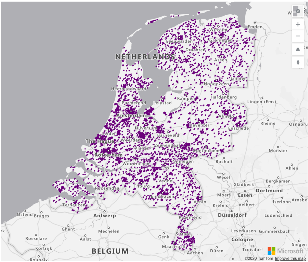 The Netherlands Geolocations Addresses for Power BI Tableau QlikView Qlik Sense The Netherlands Geolocations Addresses for Power BI Tableau QlikView Qlik Sense