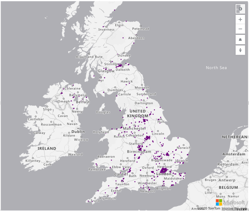 United Kingdom Geolocations Addresses for Power BI Tableau QlikView Qlik Sense United Kingdom Geolocations Addresses for Power BI Tableau QlikView Qlik Sense